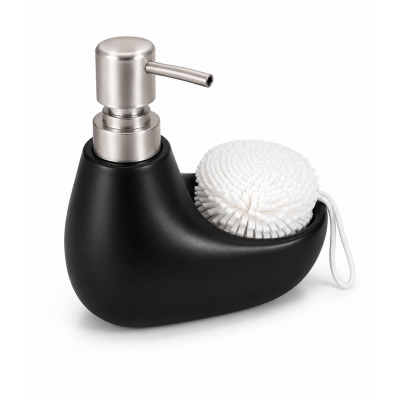 ILH.GOM0065 BLACK AND WHITE SIVI SABUNLUK*48