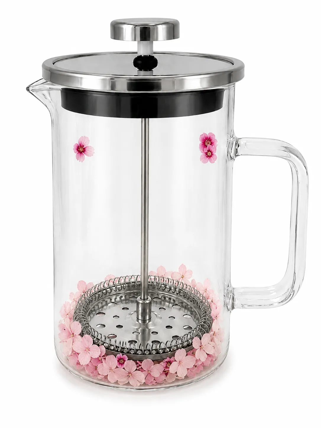 Çiçekli French Press