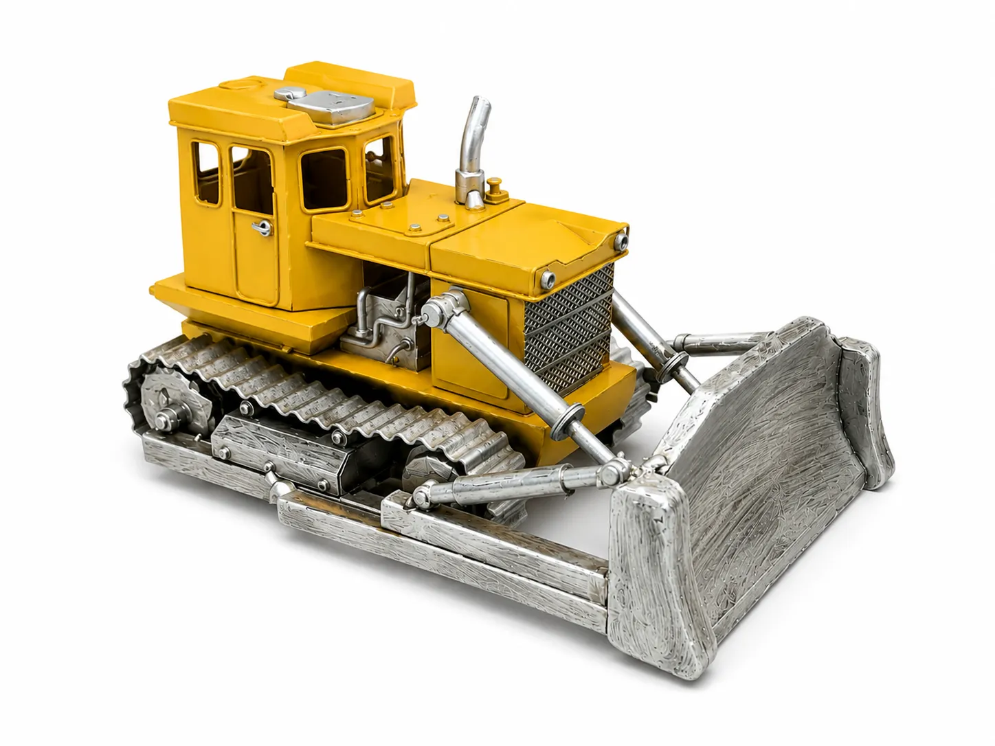 Dekoratif Metal Buldozer 