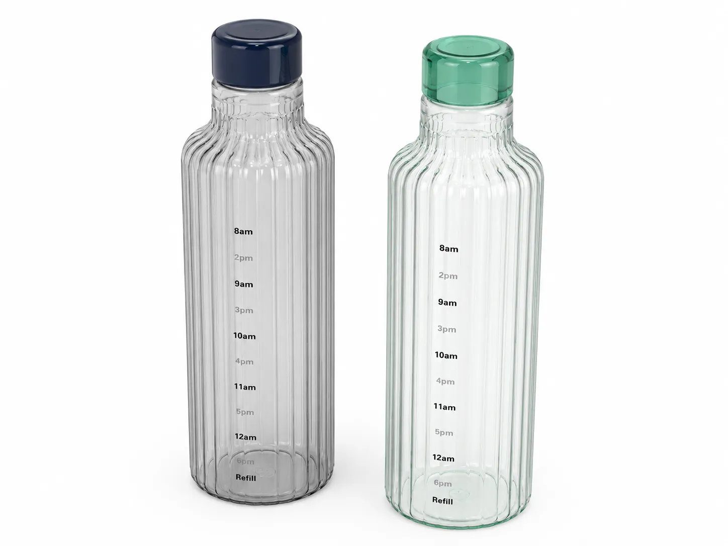 550 ml Ölçekli Cam Matara