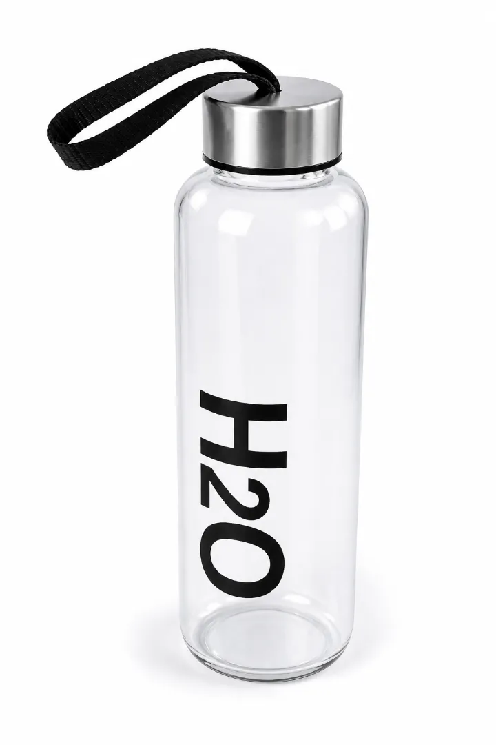 H2O 500 ML Metal Kapaklı Şişe