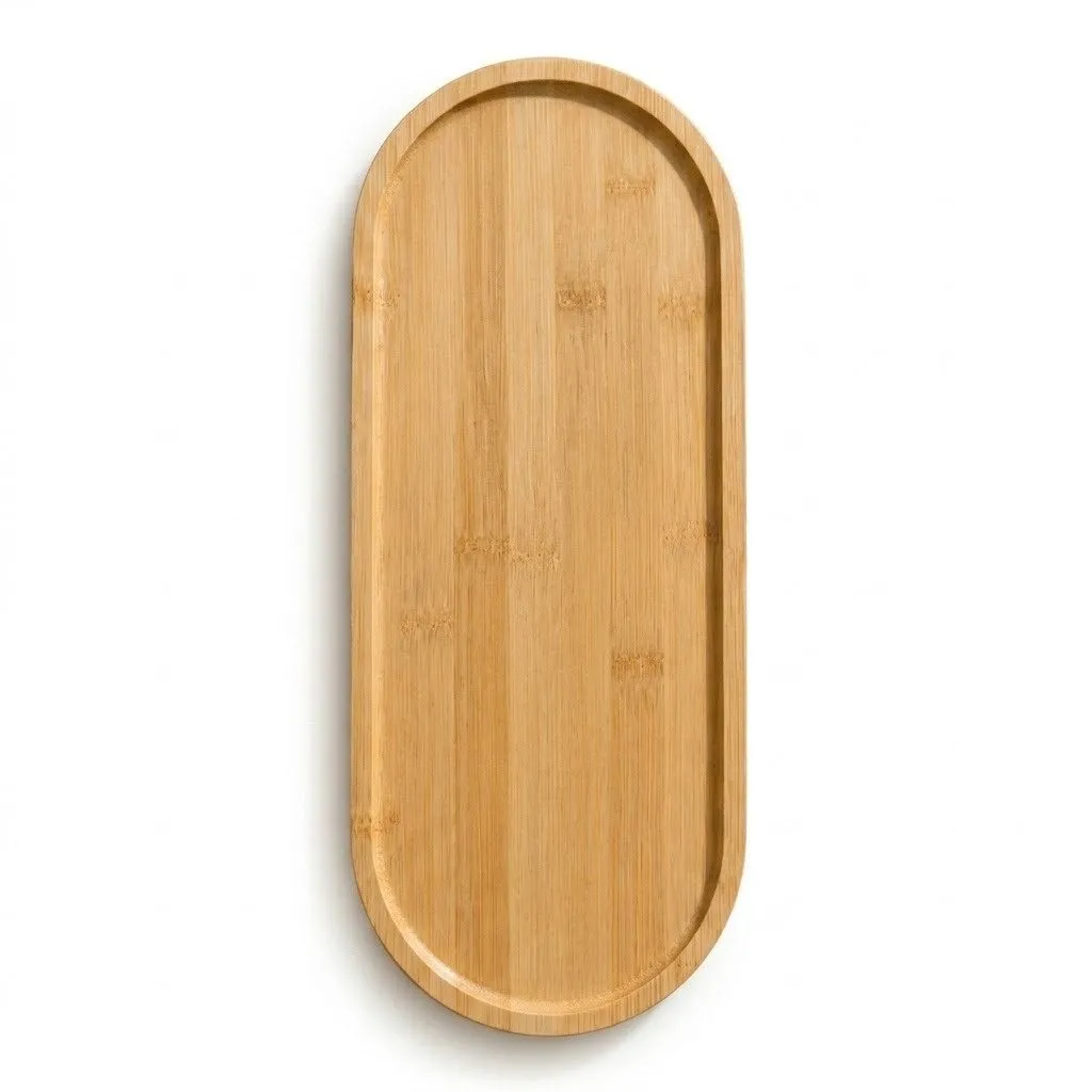 Oval Bambu Sunumluk